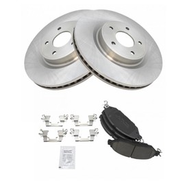 Front Brake Pad & Rotor Kit Brake Pads Brake Rotor Ceramic Compatible with 2013 INFINITI JX35 2014-2020 QX60 2015-2021 Nissan Murano 2013-2020 Pathfinder