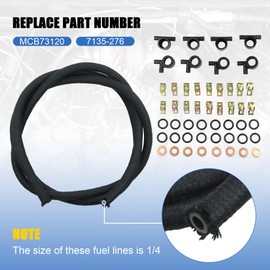 JDMSPEED New Fuel Injector Return Line Kit Replacement For Ford 7.3 7.3L Diesel Trucks 1988-1994