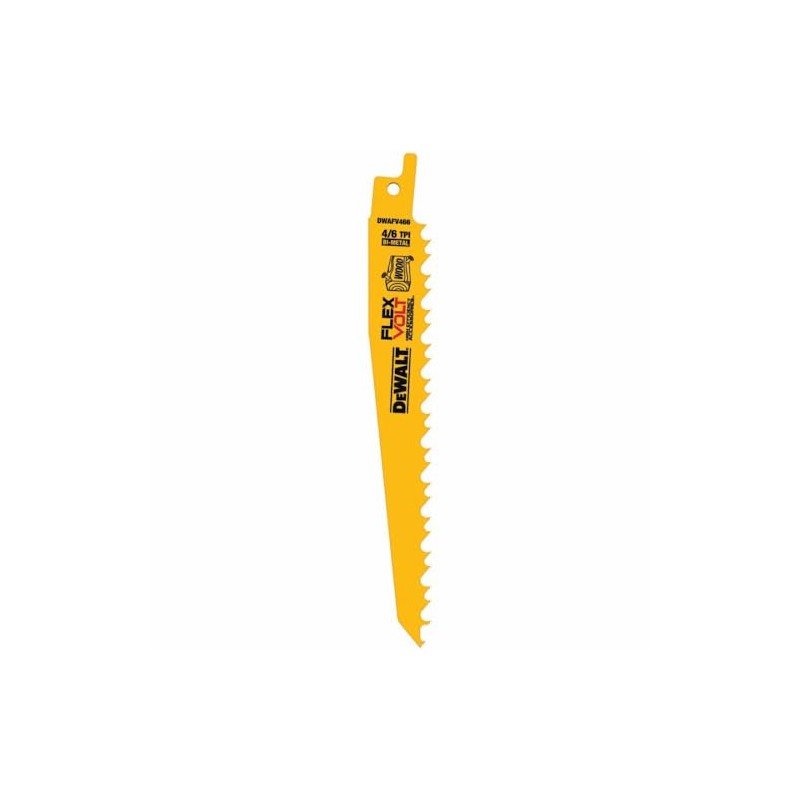 DEWALT FLEXVOLT Reciprocating Saw Blades, 5-Pack, 6”, 6TPI, Stainless Steel