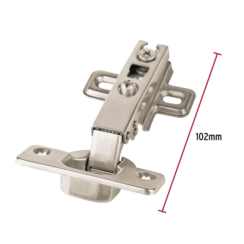 Hermex BIDI-110C, Bisagras bidimensional, 110°, cobertura completa, bolsa 2pzas