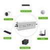 120W 12 Volt LED Power Supply, Waterproof IP67 LED Driver,