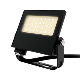 Tecnolite - Reflector LED Exterior 20 W, Luz Cálida Brillante, IP66 - IK05 Resistente a Polvo, Agua y Golpes, Jardines e Idustria, LED Flood Light