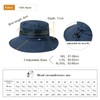parte superior-EX L/XL/XXL impermeable UPF50 sombrero de ala ancha con