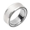 Smart Health Ring Silver Pedometer Waterproof Body Temperature Monitoring Sleep