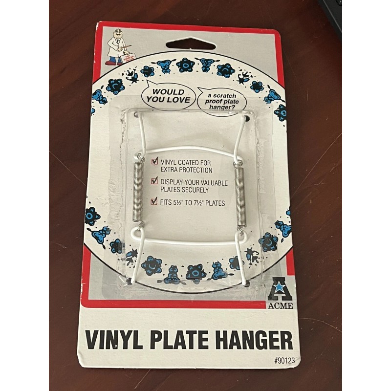 Signature Series Plate Hanger Vinyl Coated For 5 1/2” To