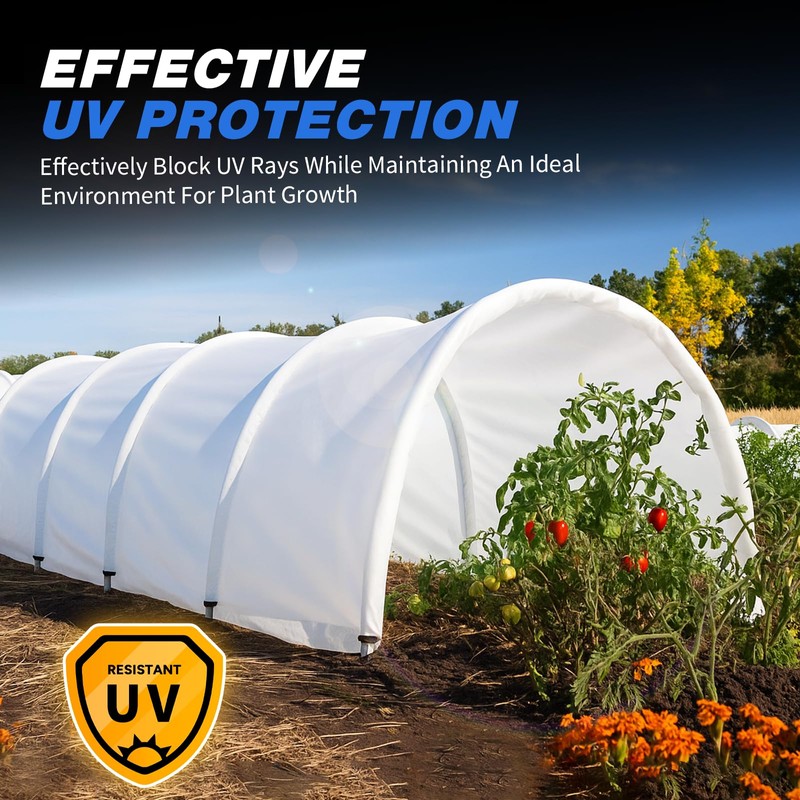 Crawldryer White Plastic Sheeting, 16 Mil 10' x 25', Crawl