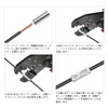 WMYCONGCONG 200pcs Bare Crimp Sleeves B Shape 0.5-10MM² BN0.75 1.25