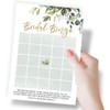 Bridal Shower Bingo Game, Set of 50 Cards, Greenery Eucalyptus