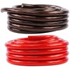 Audiopipe 25Ft 0 Gauge Black and 25Ft 0 Gauge Red