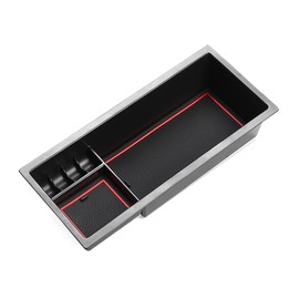 GAFAT Toyota Prius ZVW50 4th Generation, 2015-2023 Prius 50 Series Center Console Box, Car Storage Box, Prius 50 Storage Box, External Console Box, Interior Parts, Armrest Box, Dress Up, ABS Material, Accessories Case, Anti-Slip