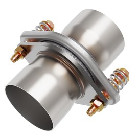 Exhaust Flange 3" Quick Exhaust Flex Spring Flanges with Bolts and Gaskets High Quality 409L Stainless Steel Exhaust Flange Repair Piping Kit