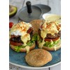 BBQ-Toro Aluminium burger press, diameter 11.8 cm, grey, meat shaper,