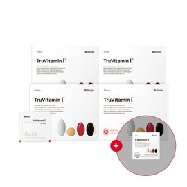 Denpseu True Vitamin I (4BOX, 4 Months Supply) with 13 Types of Vitamins and Lutein