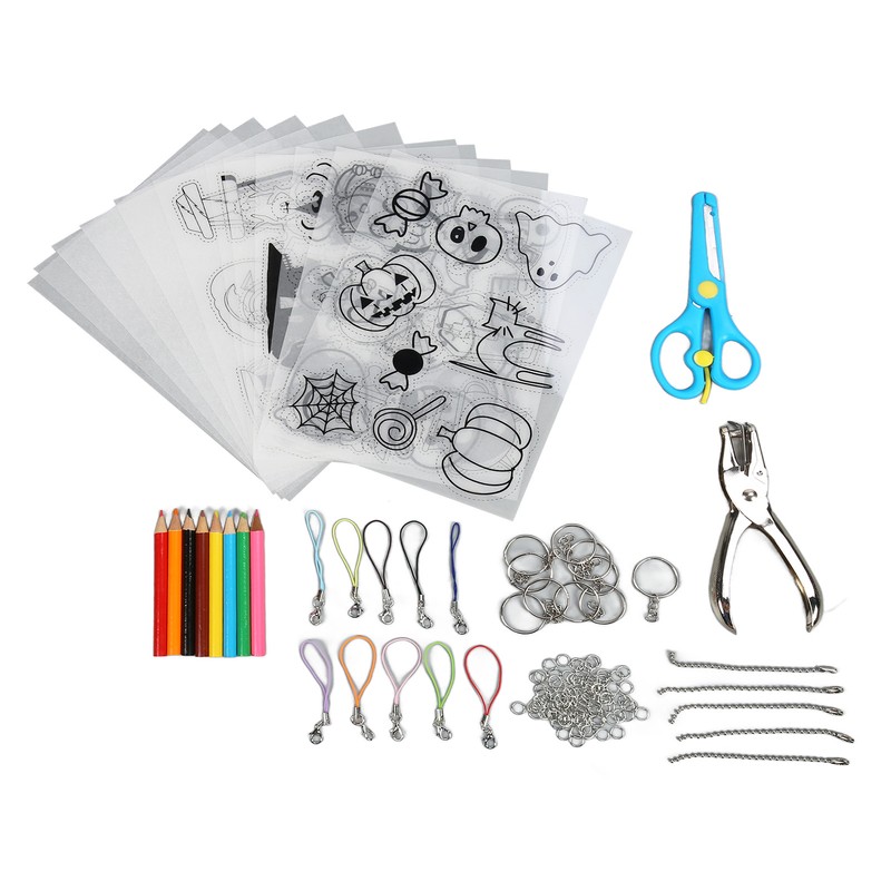 Heat Shrink Plastic Sheet Kit Multipurpose DIY Shrink Art Kit