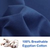 uxcell Pillowcases Weave from 100% Egyptian Cotton, Breathable Soft Pillow