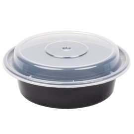 Newspring Versatainer Round Microwaveable Container, 16 Ounce - 150 per case.