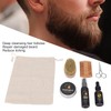 7pcs Male Beard Care Grooming Kit Professional Beard Brush Comb