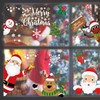 Christmas Window Clings, T Tersely 8 Sheets Christmas Window Stickers,