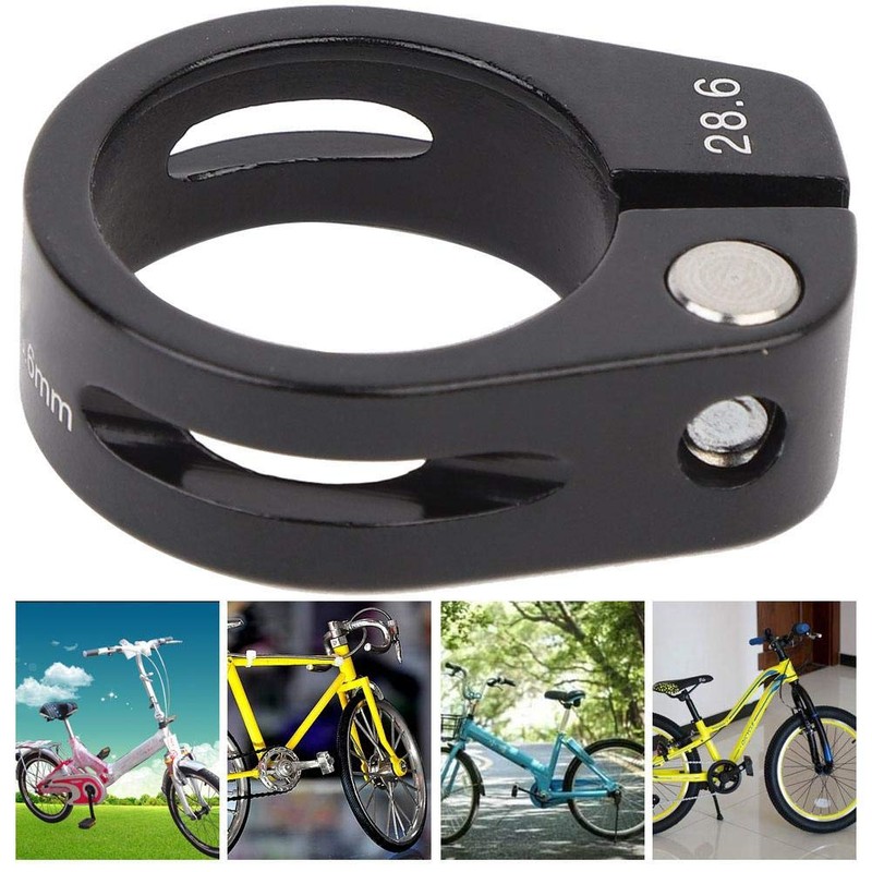 Keenso 28,6mm Abrazadera de tubo de bicicleta,Aleación de Aluminio de