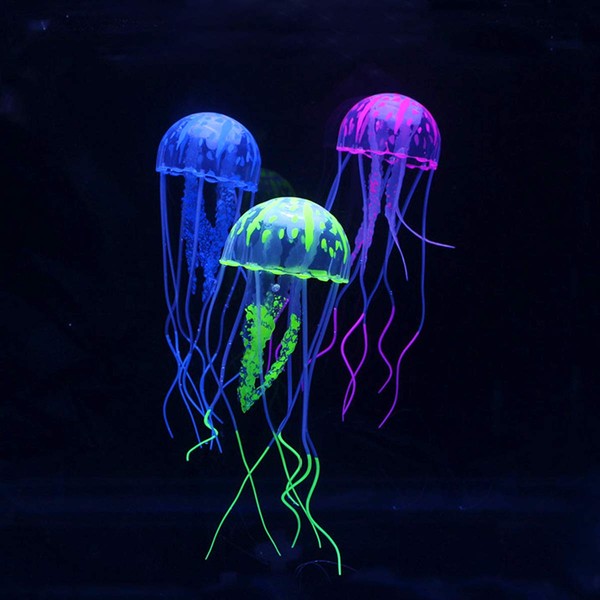 Ehuihuan Pack of 6 Luminous Jellyfish Floating Jellyfish Ornament 15