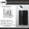 Smart Lock for Glass Door, Lock Automatically, 5 Ways Unlock,