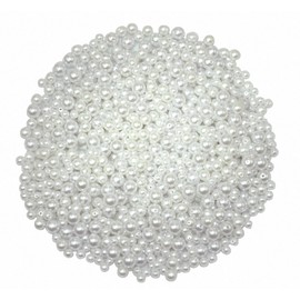 Playbox PBX2471067 2471067 Plastic Beads Round White, Multi Color