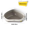 Cat Centre Jumbo Large Corner Open Litter Tray Box Bundle