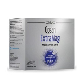 Orzax Ocean Extramag 250 Magnezyum Sitrat + P5P 30 Saşe