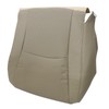 SecosAutoparts Tan Front Passenger Side Bottom Microfiber Leather Seat Cover