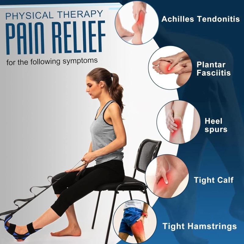 WANYIDA Foot and Calf Stretcher for Plantar Fasciitis, Achilles Tendonitis,