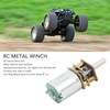 RC Model Winch Set Remote Control Vehicle Winch with Brackets