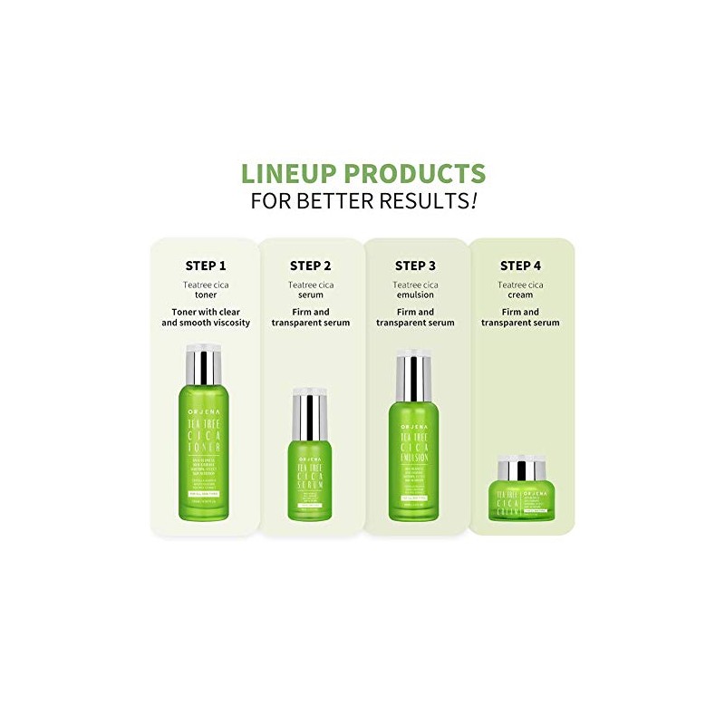 ORJENA Tea Tree Cica Serum_Kbeauty skincare 1.53 fl.oz