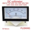 호환 85C17-5V10V15V20V30V50V100V150V250V 클래스 2.5 포인터 유형 DC 전압계 아날로그 패널