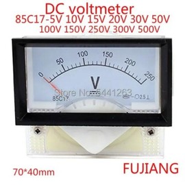 호환 85C17-5V10V15V20V30V50V100V150V250V 클래스 2.5 포인터 유형 DC 전압계 아날로그 패널 미터 [03 0-30V] Compatible 85C17-5V10V15V20V30V50V100V150V250V Class 2.5 Pointer Type DC Voltmeter Analog Panel Meter [03 0-30V]