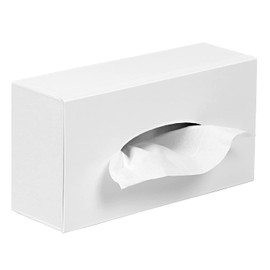 Astro 703-11 Tissue Case with Magnet, White, W 10.2 x D 5.3 x H 3.1 inches (26 x 13.5 x 8 cm), Bottom Magnet Attaches to Refrigerators, Simple Colors of Paper Material, Perfect for Decoration, Wall Hanging, Tissue Box, Tissue Holder, Tissue Cover, Storag