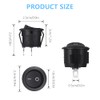 URAQT Round Rocker Switch, 11Pcs 2 Pin AC 10A/ 125V