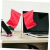 Outanaya Metal V Shaped Table Flag Holder with Stable Base