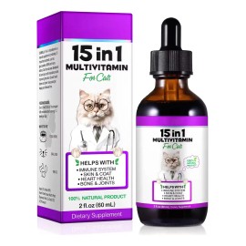 Multivitamínico 15 En 1 Para Gatos Salud Y Energía Natural