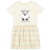 inktastic Boo I Mean Moo Toddler Dress 2T Natural with