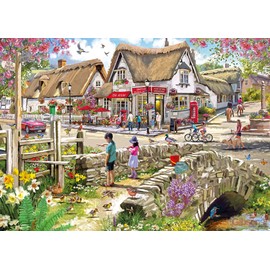 Daffodils & Ducklings 1000 Piece Jigsaw Puzzle | Sustainable Puzzle for Adults | Premium 100% Recycled Board | Great Gift for Adults | Gibsons Games
