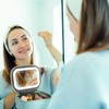 Mini Makeup Bag with Led Mirror, Small Travel Make up