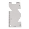 regle Patchwork + 1Pcs Metal Measuring Gauge Quilting Ruler Sewing