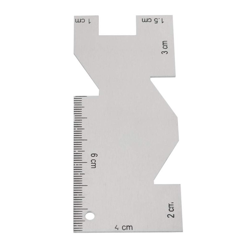 regle Patchwork + 1Pcs Metal Measuring Gauge Quilting Ruler Sewing