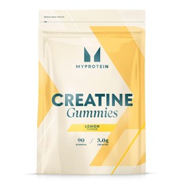 Myprotein Creatine Gummies - 3g per Serving - Electrolyte Enhanced - Support Muscle Growth, Strength & Performance - 1 Month Supply - 90 Chewable Creatine Powder Alternative (90 Gummies, Lemon)