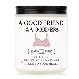 Greatabox Friendship Gifts for Women, Best Friend Birthday Gifts for Women, Best Friend Presents, Funny Christmas Birthday Gift to My Best Friend, Bestie, BBF, Soul Sister, Lavender Scented Candles