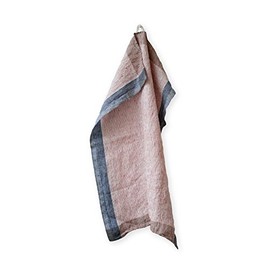 Lino e Lina Delphi Linen Kitchen Cloth (Red/Blue)