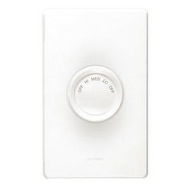Lutron Electronics FSQ-2FH-WH Rotary Quiet Fan Control