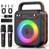JYX Karaoke Machine for Adults & Kids, Portable Bluetooth Speaker