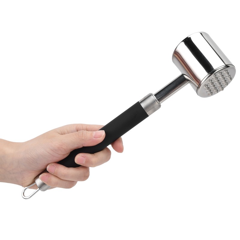 Loose Meat Hammer Stainless Steel Pork Chop Steak Tenderizer Hammer