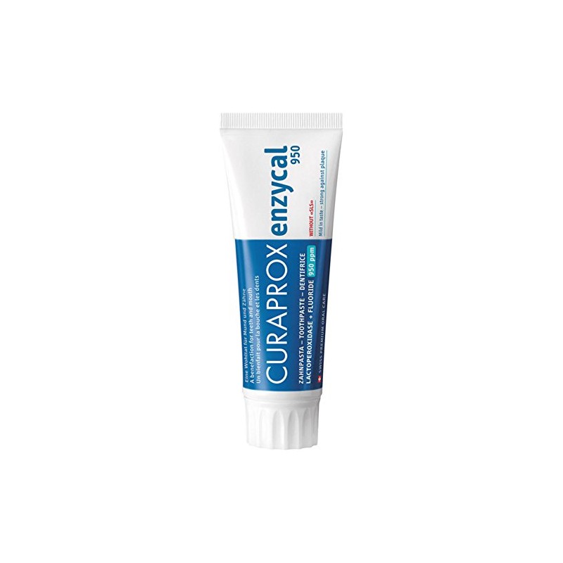 Curaprox Enzycal 950 ppm Toothpaste 75ml (SLS Free)